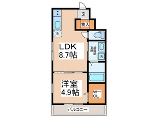 仮）泉佐野市笠松Ａ棟　新築工事の物件間取画像